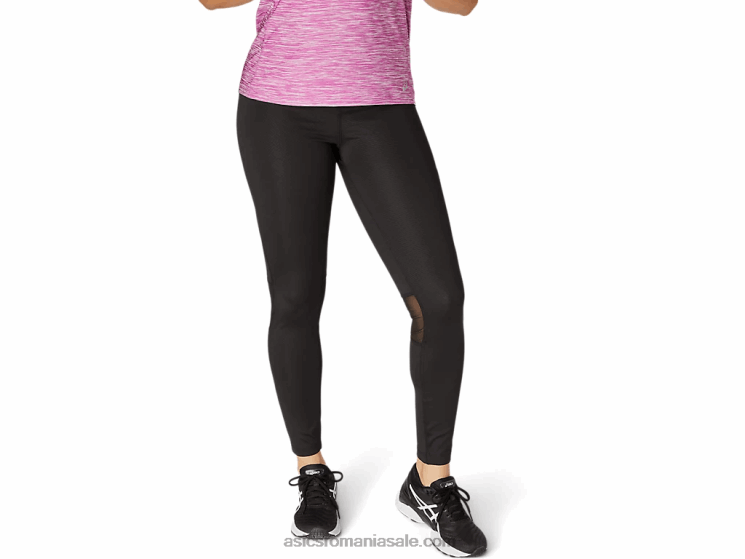 Asics embos negru de performanță costum 7/8 pentru femei ZF4644108