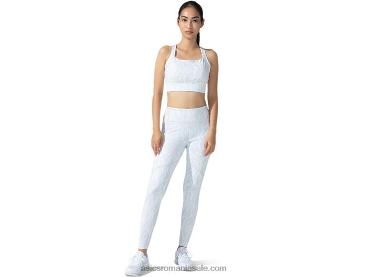Asics imprimeu alb strălucitor dres nou strong 92 imprimat dama ZF4643794