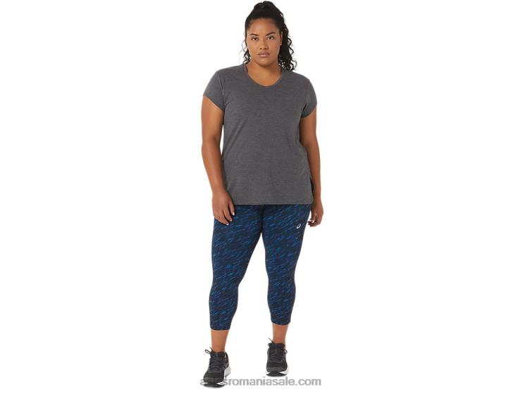 Asics imprimeu umbra de noapte/lake drive capri de performanță feminin ZF4643524