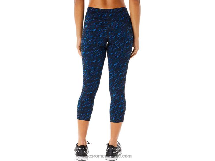 Asics imprimeu umbra de noapte/lake drive capri de performanță feminin ZF4643524