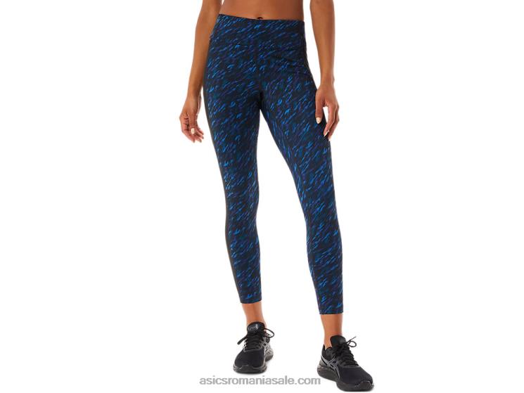 Asics imprimeu umbra de noapte/lake drive pantaloni kate 7/8 pentru femei ZF4643290