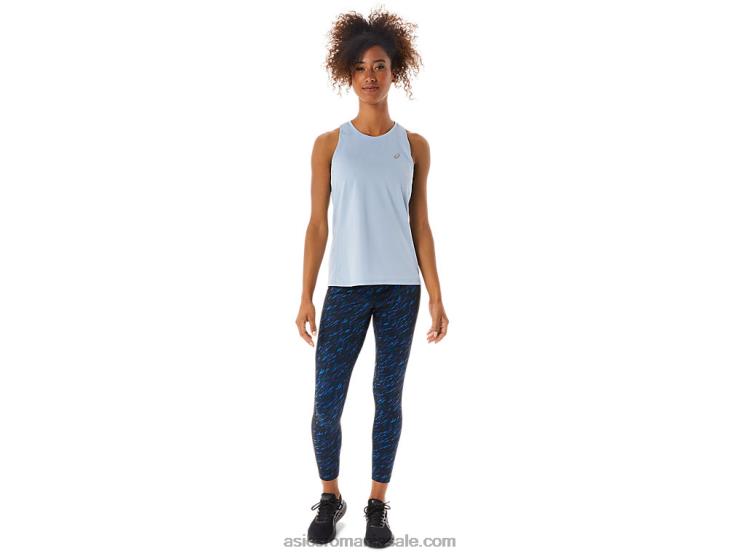 Asics imprimeu umbra de noapte/lake drive pantaloni kate 7/8 pentru femei ZF4643290
