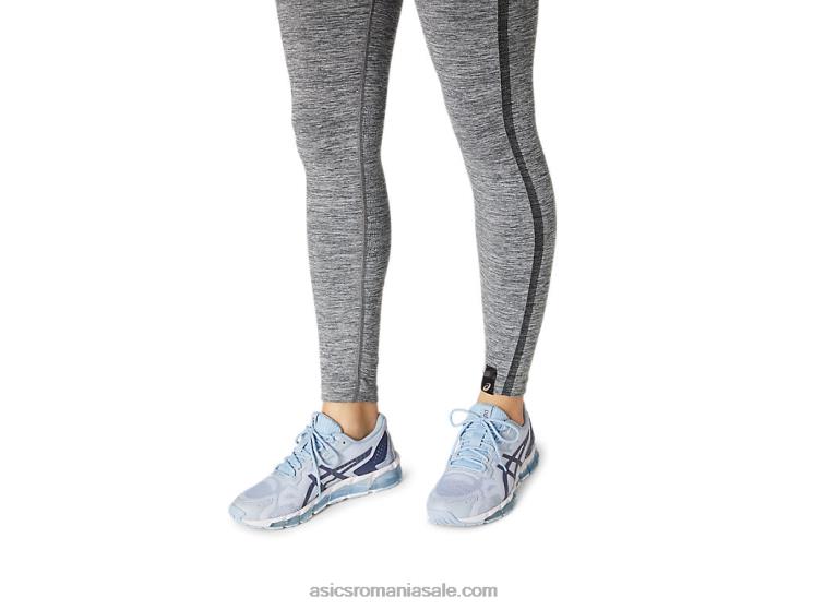 Asics negru de performanță colant fără cusături pentru femei ZF4643673