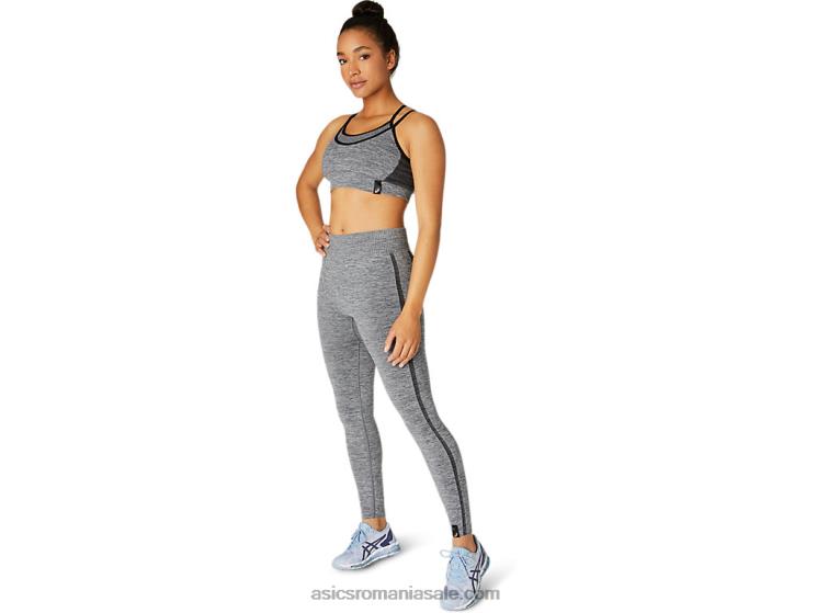 Asics negru de performanță colant fără cusături pentru femei ZF4643673