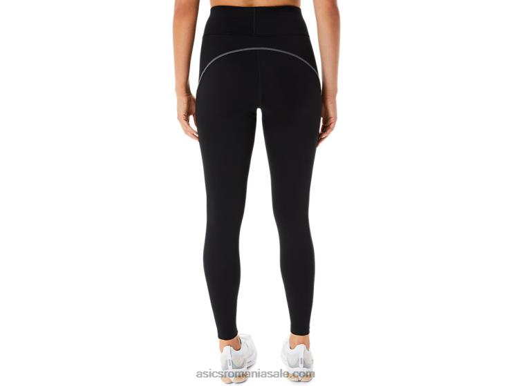 Asics negru de performanță dres de antrenament pentru femei din plasă ZF4642308