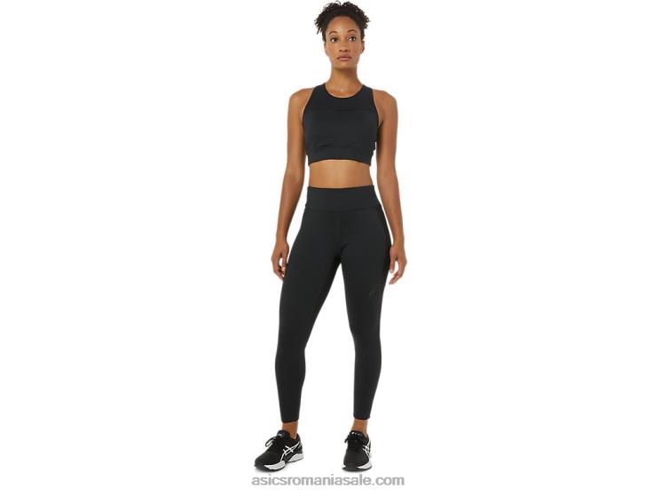 Asics negru de performanță pantaloni kate 7/8 pentru femei ZF4643751