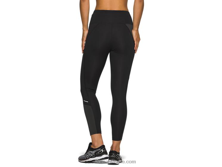 Asics negru performant/gri grafit costum de damă Tokyo cu talie înaltă ZF4644192