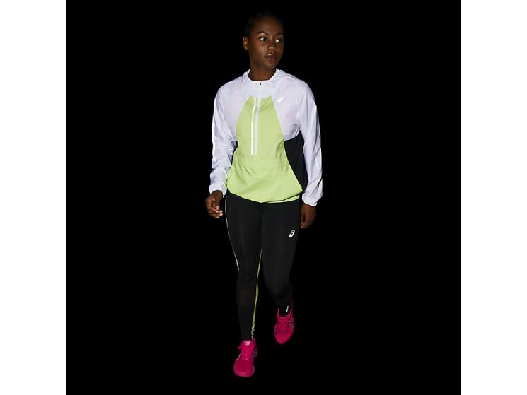 Asics negru performant/verde lime tight pentru femei lite-show ZF4643484