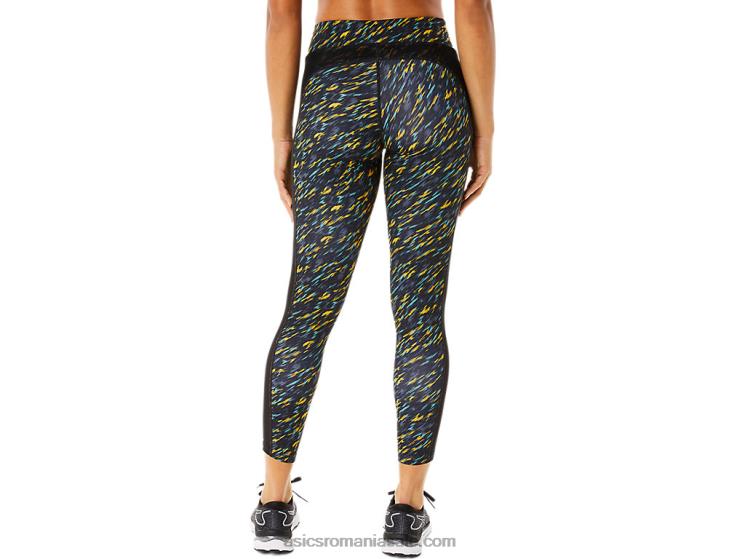 Asics nuanta de noapte/imprimat salvie pantaloni kate 7/8 pentru femei ZF4643408