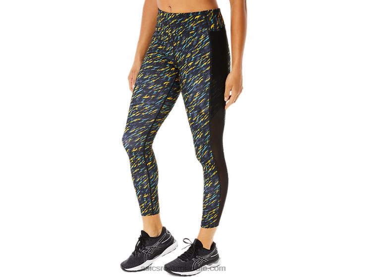 Asics nuanta de noapte/imprimat salvie pantaloni kate 7/8 pentru femei ZF4643408