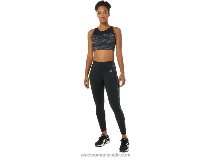 Asics performanță negru/gri multi dres de performanță 7/8 pentru femei ZF4643747