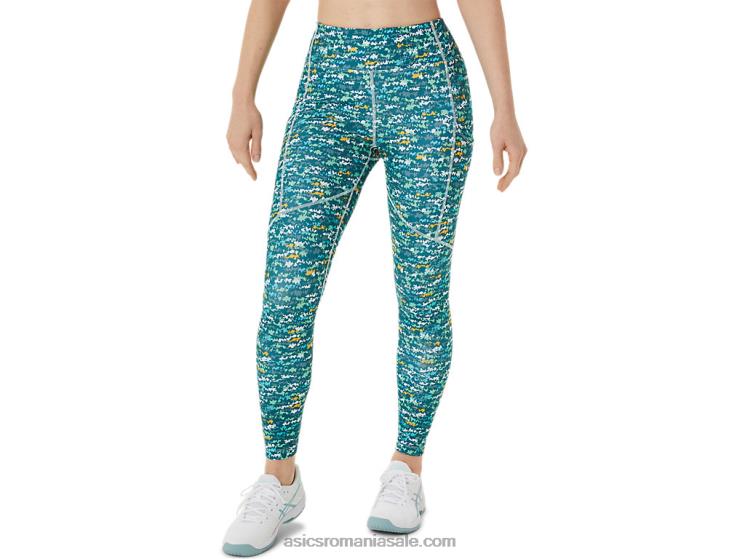 Asics periat aop liniștitoare mare dres nou strong 92 imprimat dama ZF4643029