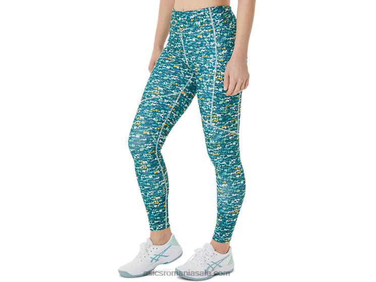 Asics periat aop liniștitoare mare dres nou strong 92 imprimat dama ZF4643029