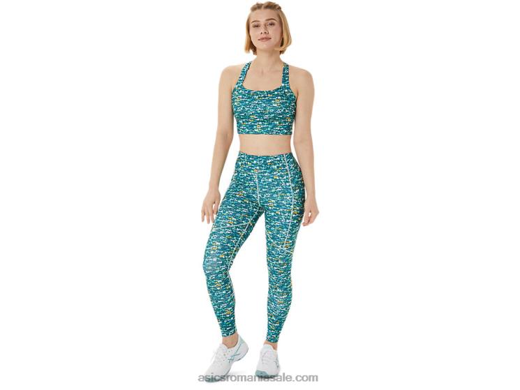 Asics periat aop liniștitoare mare dres nou strong 92 imprimat dama ZF4643029