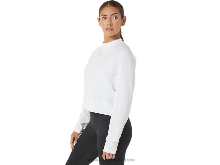 Asics alb noul pulover puternic reutilizat pentru femei ZF4642690