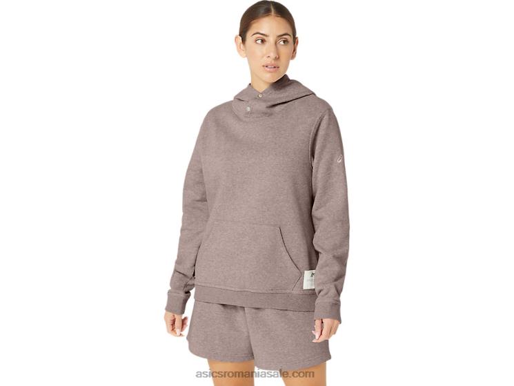 Asics cafeniu hanorac pentru femei Sunday sana fleece ZF4642157