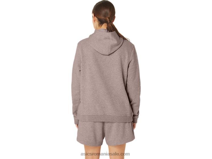 Asics cafeniu hanorac pentru femei Sunday sana fleece ZF4642157