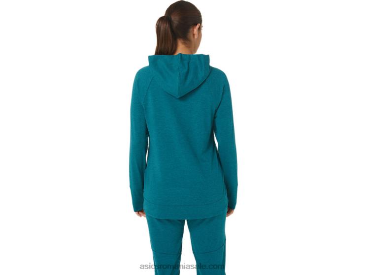 Asics colorant spațial de pin catifea pulover tehnic pentru damă ZF4642820