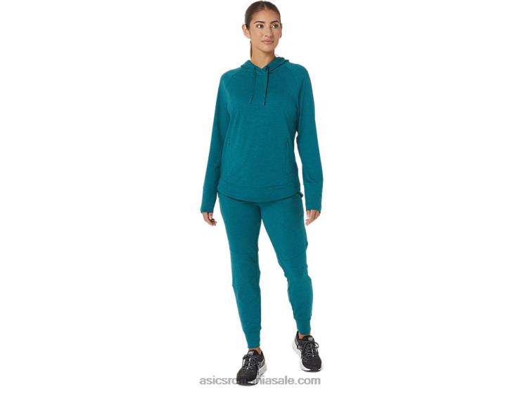 Asics colorant spațial de pin catifea pulover tehnic pentru damă ZF4642820