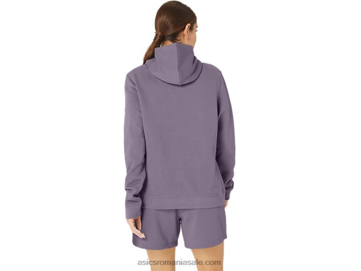 Asics cuarț violet hanorac pentru femei Sunday sana fleece ZF4642156