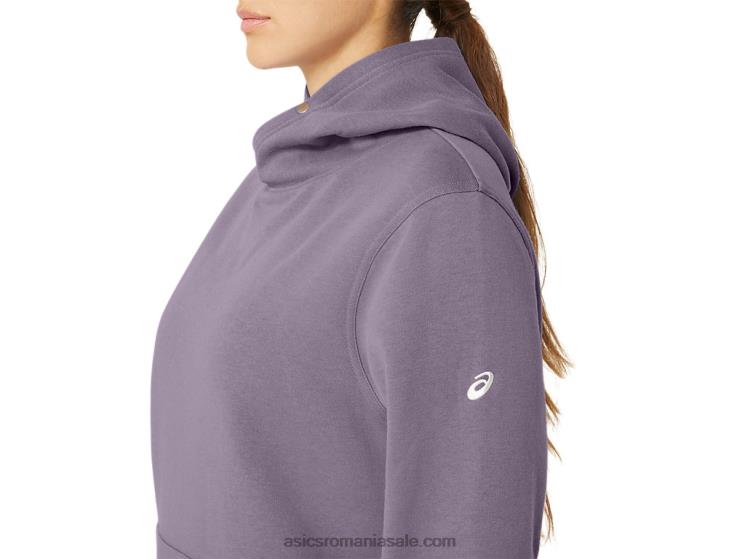 Asics cuarț violet hanorac pentru femei Sunday sana fleece ZF4642156