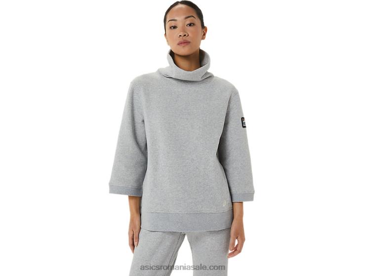 Asics erica gri deschis damă duminică fleece cowl lam ZF4643308