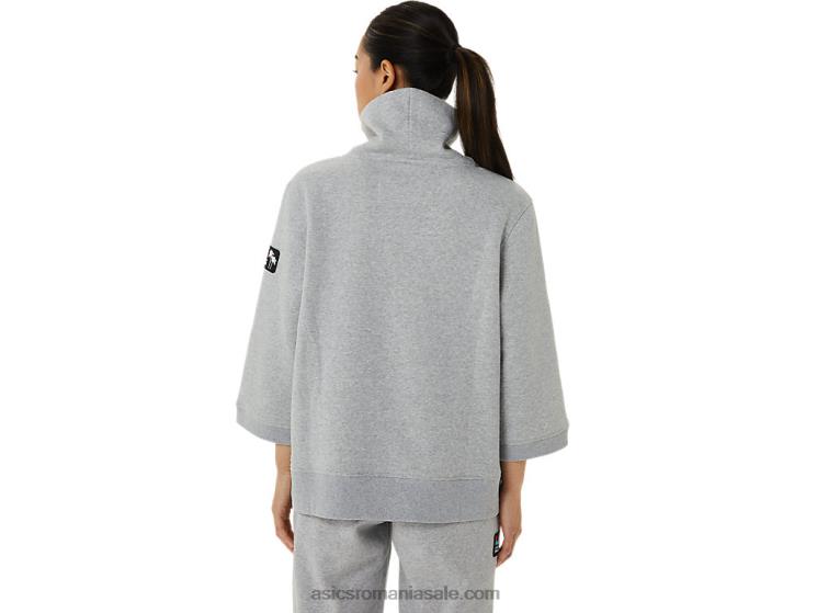 Asics erica gri deschis damă duminică fleece cowl lam ZF4643308