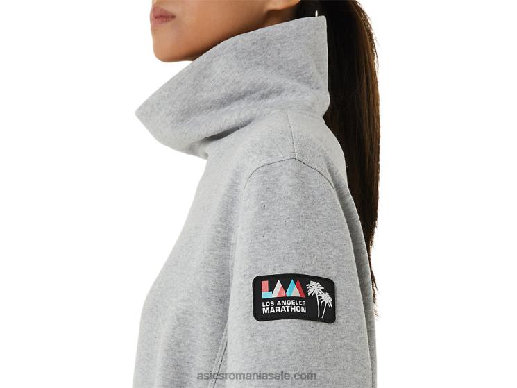 Asics erica gri deschis damă duminică fleece cowl lam ZF4643308