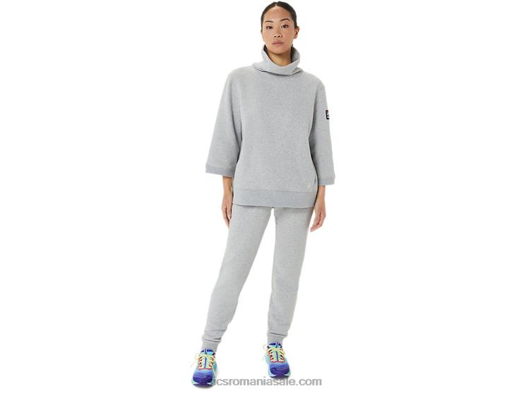 Asics erica gri deschis damă duminică fleece cowl lam ZF4643308