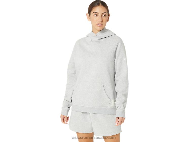 Asics erica gri deschis hanorac pentru femei Sunday sana fleece ZF4642178