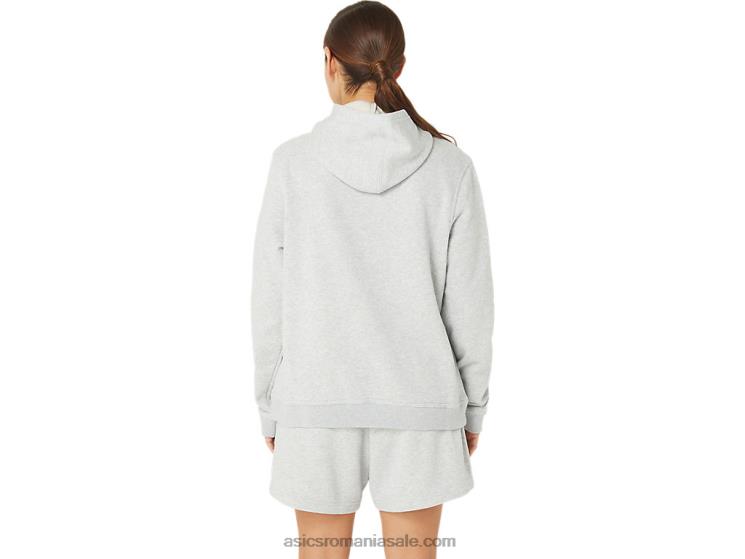 Asics erica gri deschis hanorac pentru femei Sunday sana fleece ZF4642178