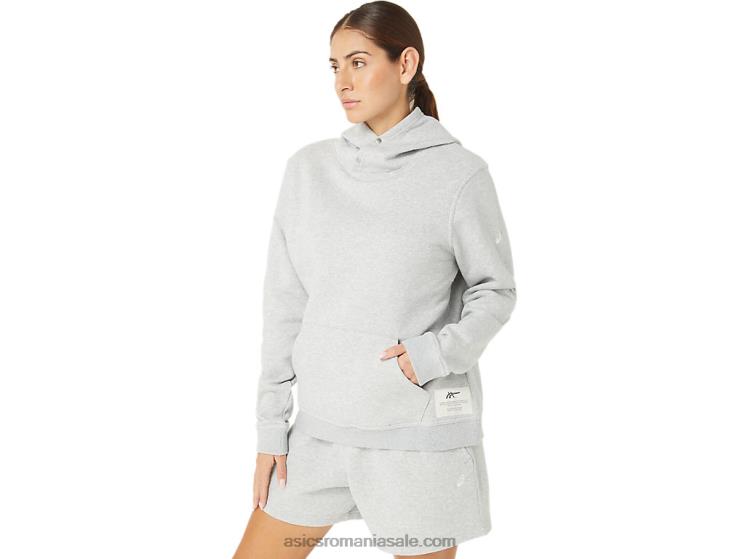 Asics erica gri deschis hanorac pentru femei Sunday sana fleece ZF4642178