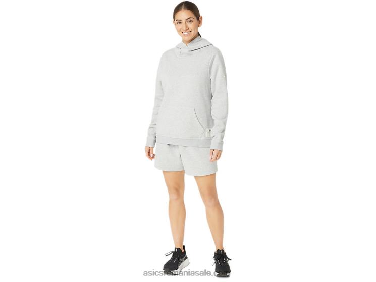 Asics erica gri deschis hanorac pentru femei Sunday sana fleece ZF4642178