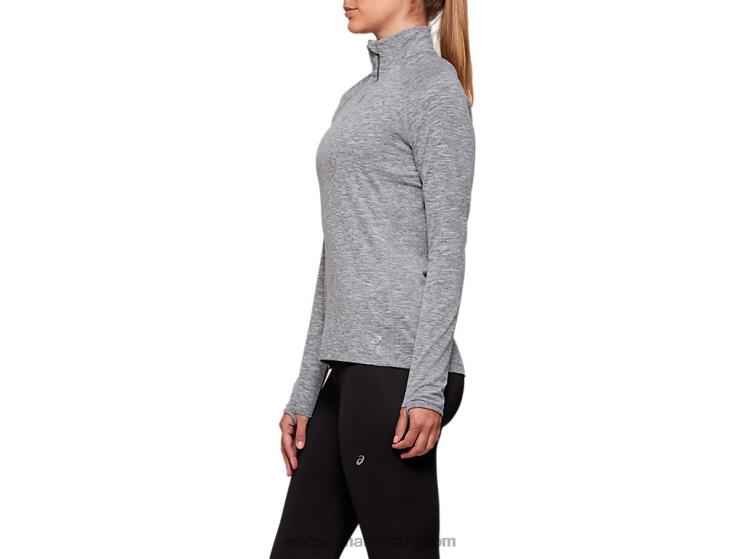 Asics erica gri închis top cu fermoar dorai quarter dama ZF4644207