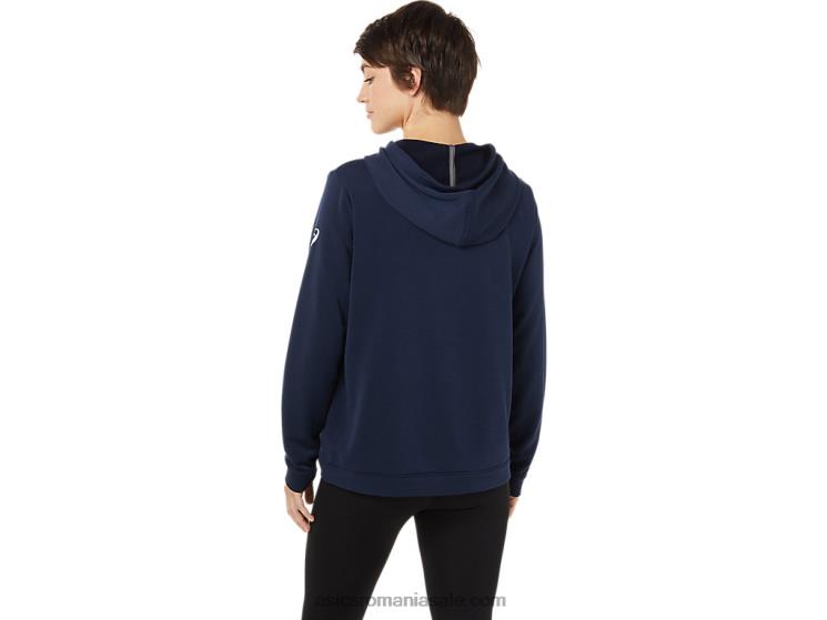 Asics marina echipa hanorac lam pentru femei ZF4643615