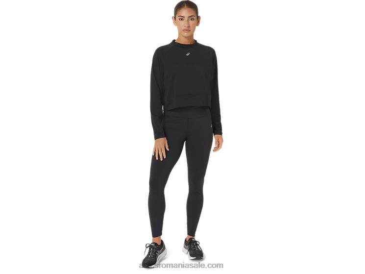 Asics negru noul pulover puternic reutilizat pentru femei ZF4642693