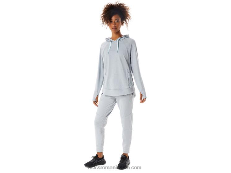Asics piemont grey spacedye/salvie pulover tehnic pentru damă ZF4643289