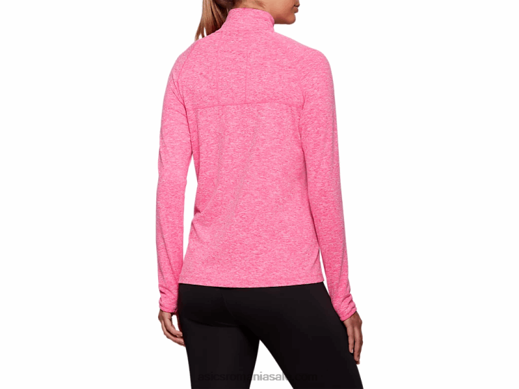 Asics roz glo heather top cu fermoar dorai quarter dama ZF4644206