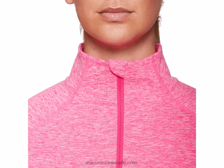 Asics roz glo heather top cu fermoar dorai quarter dama ZF4644206