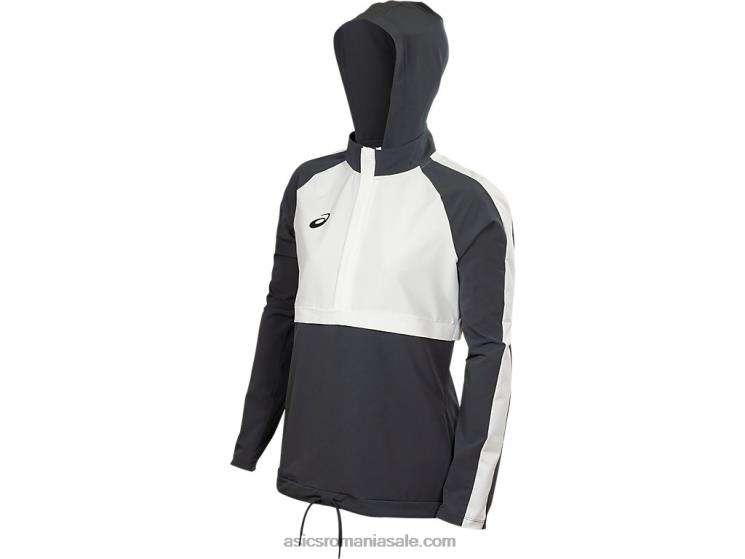 Asics team steel gri/echipă alb top de sport țesut elastic pentru femei ZF4644088