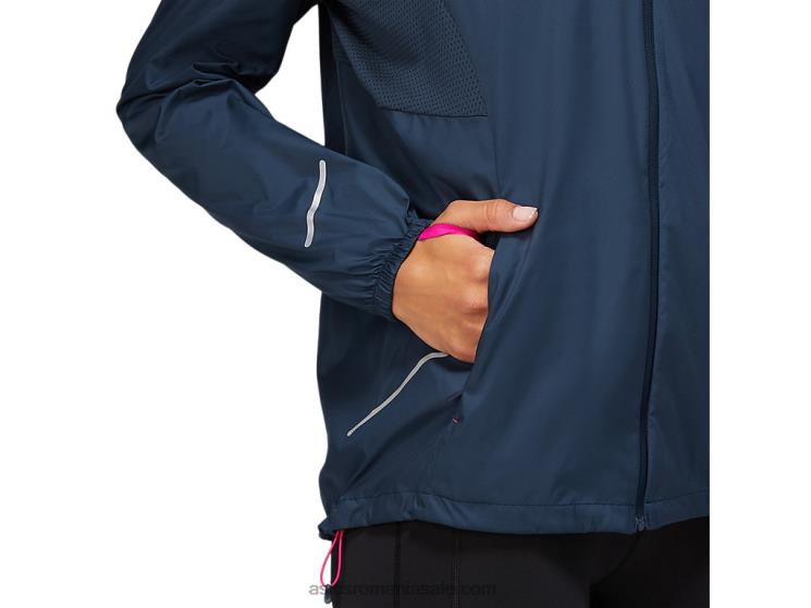 Asics albastru francez jachetă de damă lite-show ZF4643678