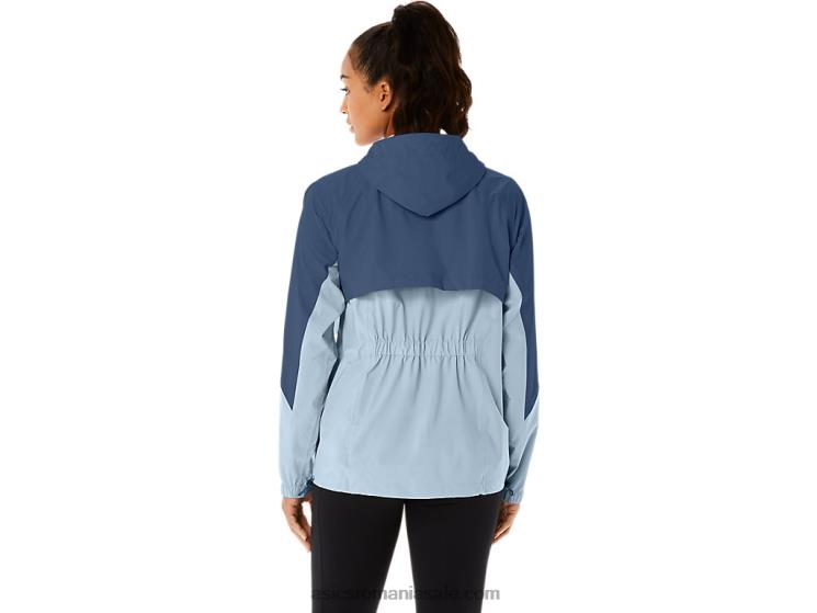 Asics cerul/marele rechin jachetă impermeabilă pentru femei ZF4642175