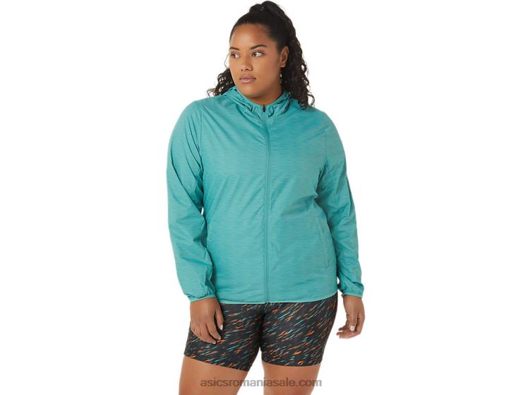 Asics colorant spațial salvie/albastru clar geaca de dama impachetabila ZF4643385