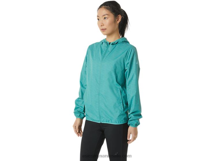Asics colorant spațial salvie/albastru clar geaca de dama impachetabila ZF4643385