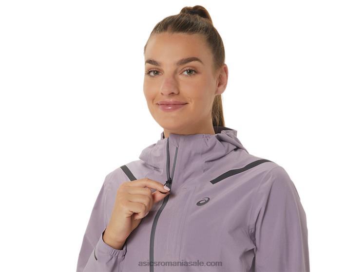Asics cuarț violet jachetă accelerate impermeabilă 2.0 pentru femei ZF4642543