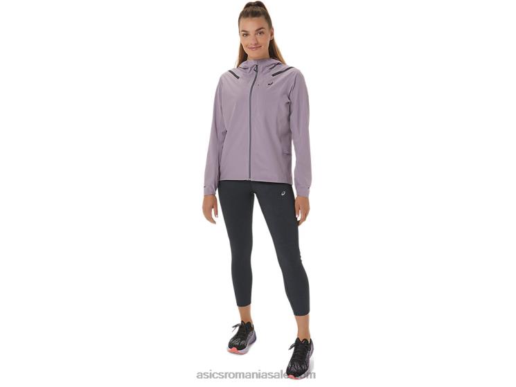 Asics cuarț violet jachetă accelerate impermeabilă 2.0 pentru femei ZF4642543