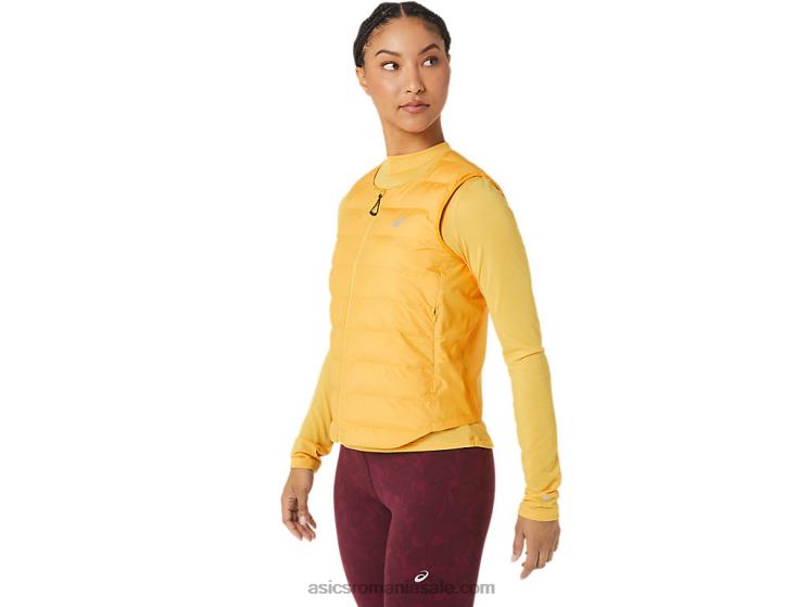 Asics galben tigru vestă căptușită runkoyo de damă ZF4642789