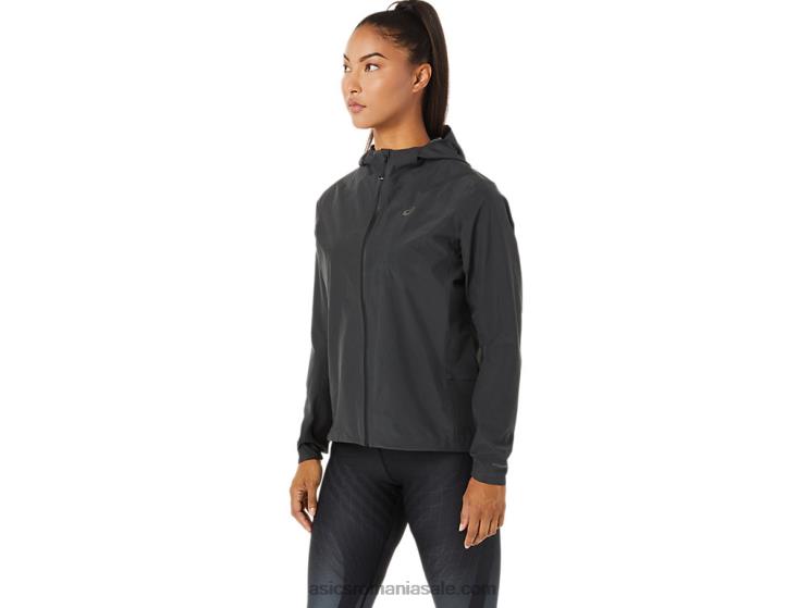 Asics gri grafit jachetă accelerate impermeabilă 2.0 pentru femei ZF4643271