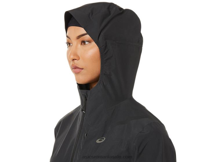 Asics gri grafit jachetă accelerate impermeabilă 2.0 pentru femei ZF4643271