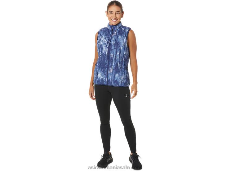 Asics marele rechin cravată die/soft sky vestă izolată inversă pentru femei ZF4642758